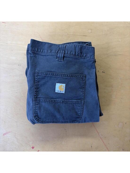 Carhartt Other - Carhartt Rugged Flex Relaxed Fit Canvas Work Pants Gray Mens 36x30 BN2291-M